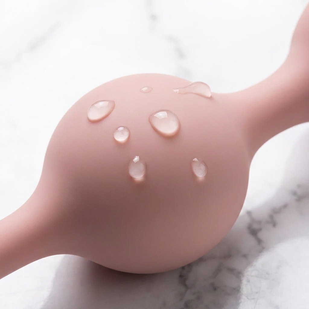 Medical-grade silicone close-up, easy to clean